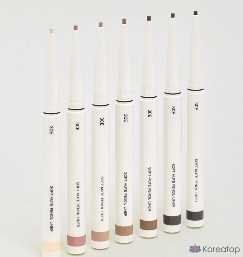 Карандаш-лайнер 3CE Soft Mute, пепельно-серый, 1 шт., фото 5