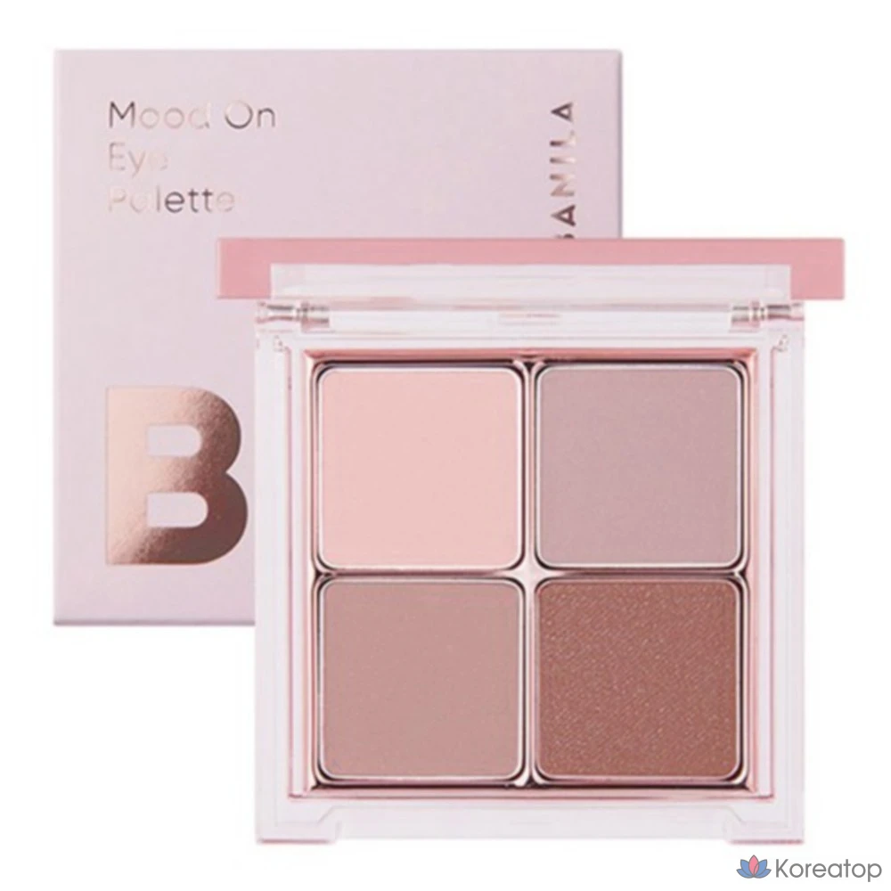Палетка теней для век Vanillaco Mood On Eye Palette Mute Mind, 7 г x 1,05