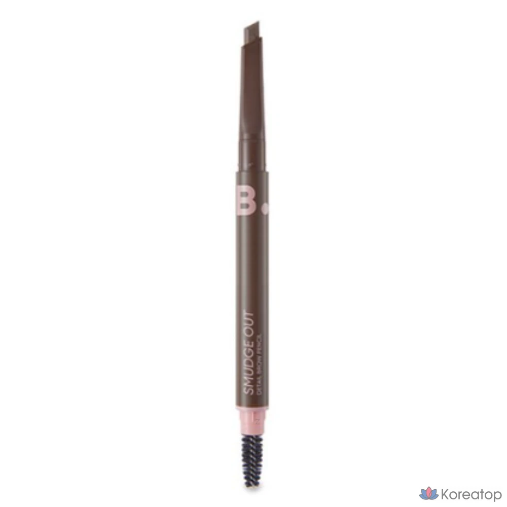 Карандаш для бровей Vanillaco Smudge Out Detail Brow Pencil 0.3g, 1 шт., цвет 01 Коричневый (темно-коричневый)