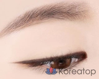 Водостойкий карандаш-лайнер Innisfree Simple Label, 0,1 г, 2 оттенка темно-коричневого цвета, 1 шт., фото 3