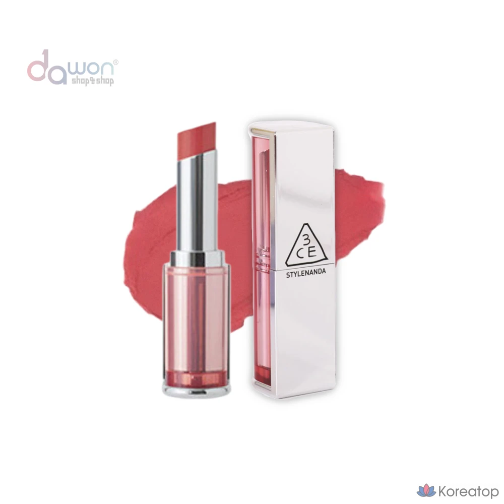 3CE Матовая матовая помада Matte Blur, 1 шт., цвет #Арахисовый Бежевый