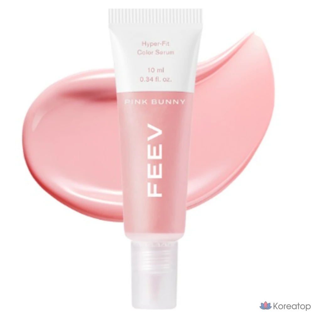 Румяна-сыворотка FEEV Color Serum Blusher 10 мл, Pink Bunny (пастельно-розовый), 1 шт.