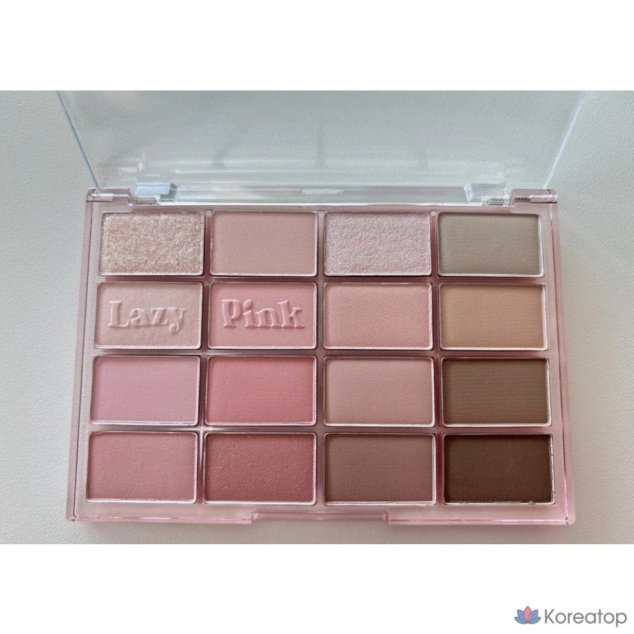 Палетка теней для век WAKEMAKE Soft Blurring Eye Palette, оттенок Lazy Pink Blurring, 1 упаковка