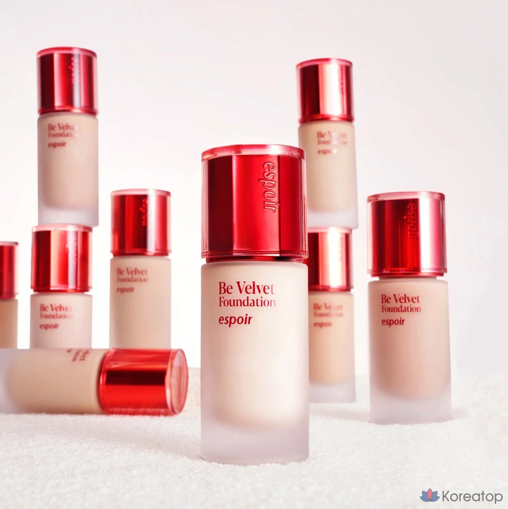 Espoir Bevelvet Foundation SPF22 PA++ 30 г, 1 шт., 25N нейтральный загар, фото 4