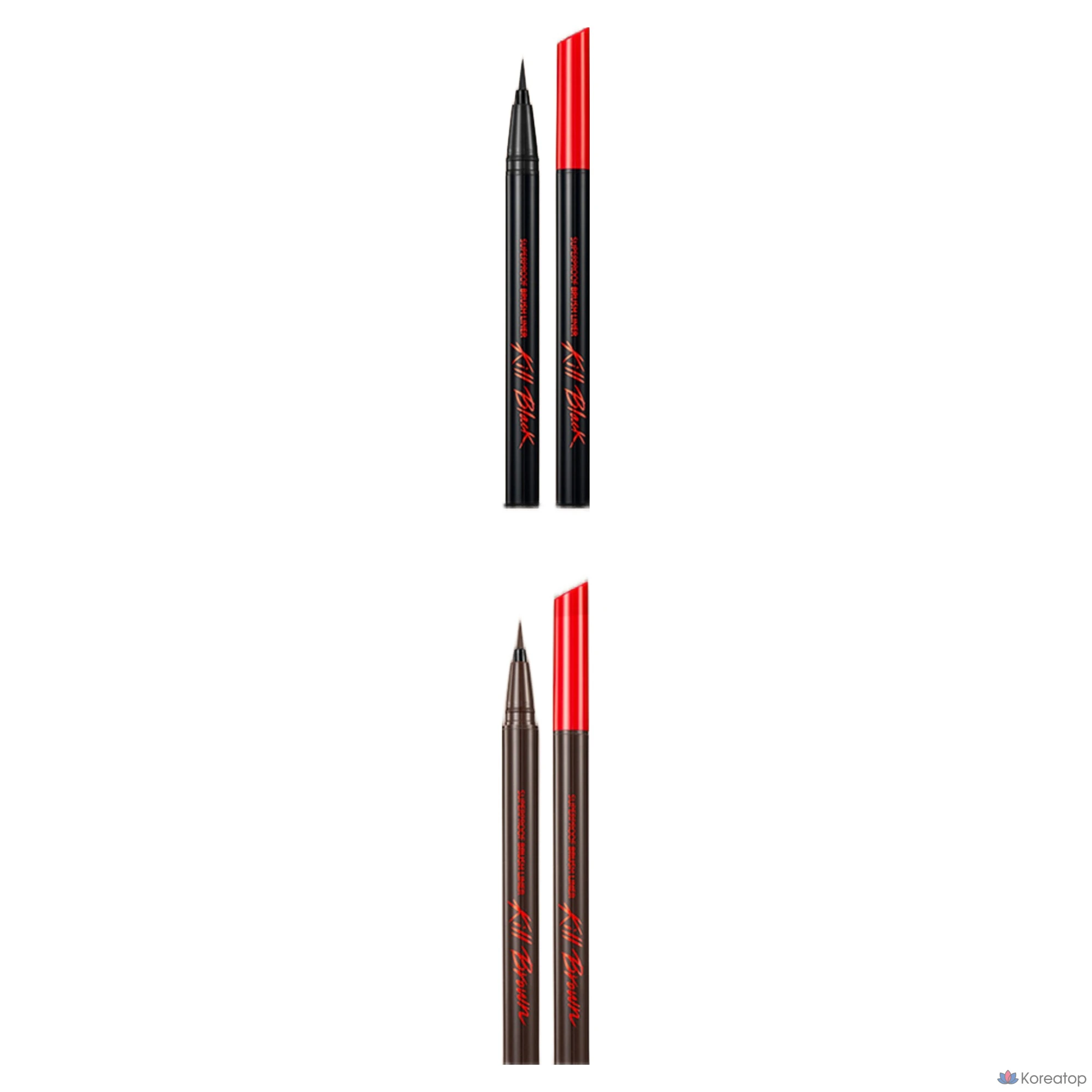Подводка для глаз Clio Superproof Brush Eyeliner, 0,5 мл, 2 шт., коричневый цвет, 1 шт., фото 8
