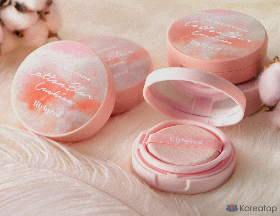 Тональный крем-кушон Lilybyred Cotton Blur 15 г, № 21 телесного цвета, 1 шт., фото 5