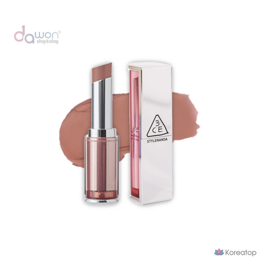 3CE Матовая матовая помада Matte Blur, 1 шт., цвет #Арахисовый Бежевый