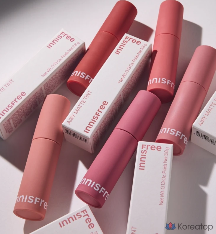 Innisfree New Airy Matte Tint, № 4, яблочно-красный, 1 шт., фото 4