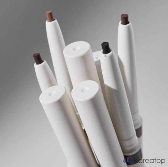 Водостойкий карандаш-лайнер Innisfree Simple Label, 0,1 г, 2 оттенка темно-коричневого цвета, 1 шт., фото 5