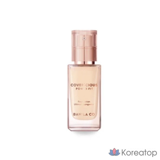 Тональный крем Vanillaco Covericious Power Fit Foundation, 30 мл, 1 шт., янтарный цвет.