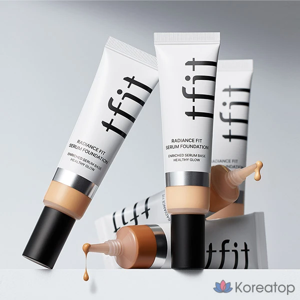 Tipit Radiance Fit Serum Foundation, 1 шт., замша N1,5
