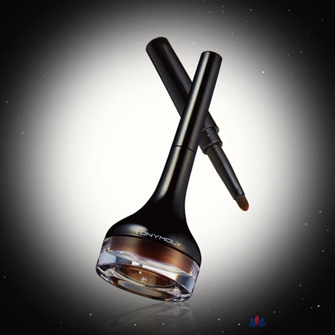 Гелевая подводка для глаз Tony Moly Back Gel Eyeliner с длинной кистью, № 3, жемчужно-коричневый цвет, 1 шт.