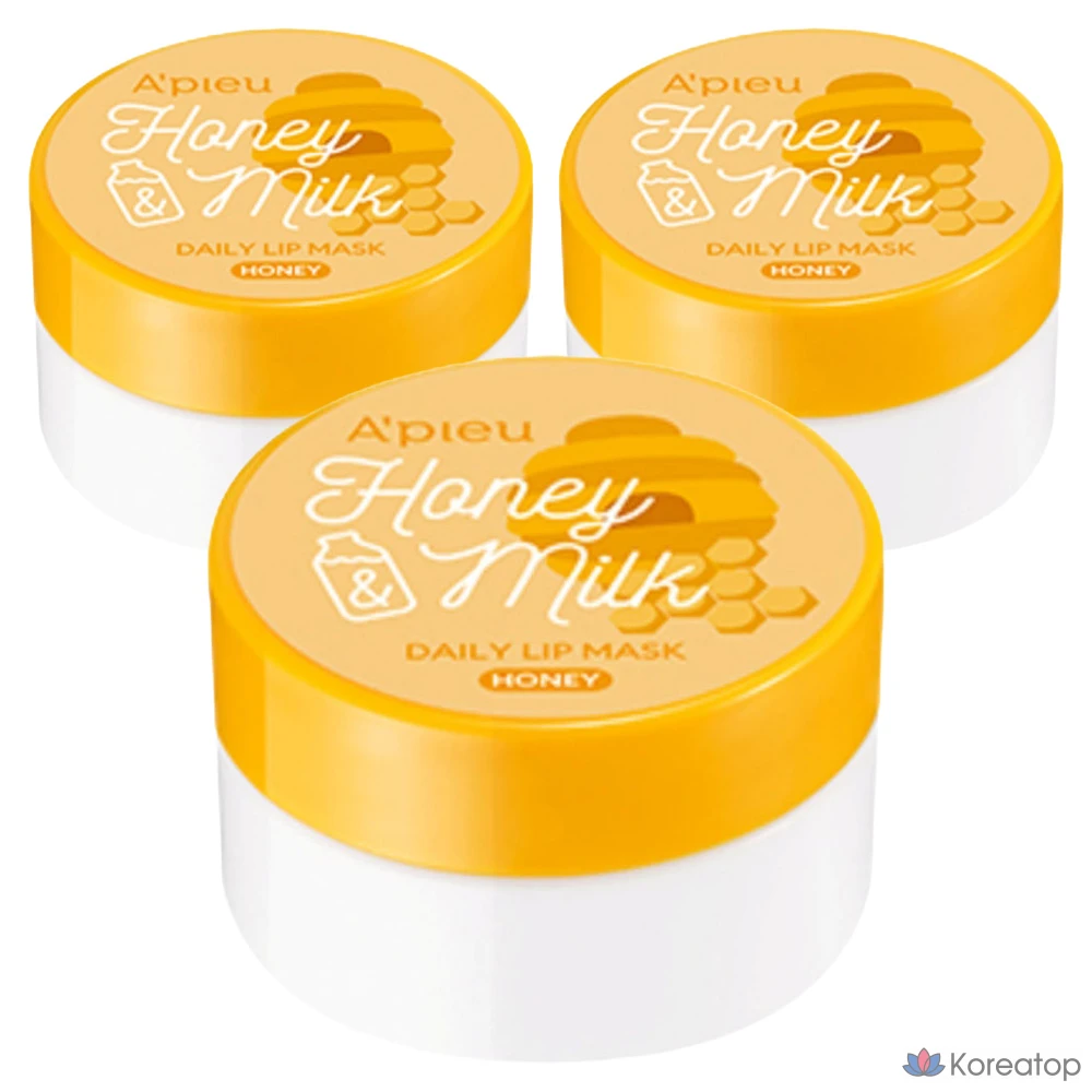 Маска для губ A'Pieu, прозрачная, 6 г, 3 шт.