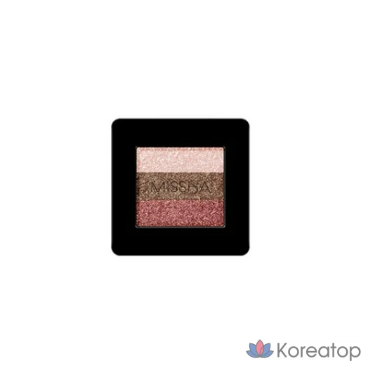 Тени для век Missha Triple Shadow 2 г, оттенок 06 Marsala Red, 1 шт.