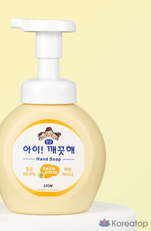 Антибактериальное пенное мыло для рук Lion, аромат чистой пушистой пудры, 490 мл, 1 шт., фото 2