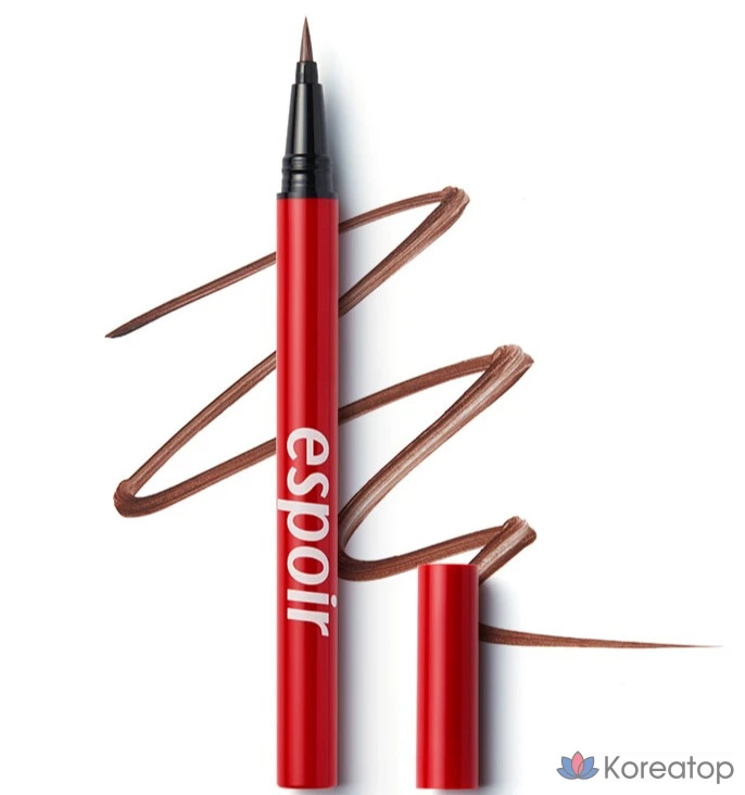 Подводка для глаз Espoir No-Merging Brush Eyeliner, 1 г, № 2, оттенок Moody Brown, 1 шт., фото 2