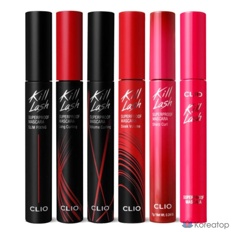 Тушь для ресниц Clio Kill Lash Superproof 7 г, 1 шт.