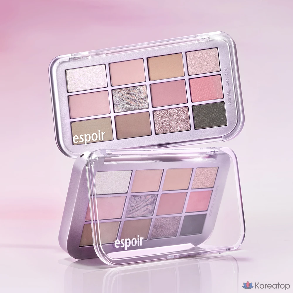 Палетка теней для век Espoir Eye Core Palette, № 10 Midnight Shell, 1 шт., фото 4