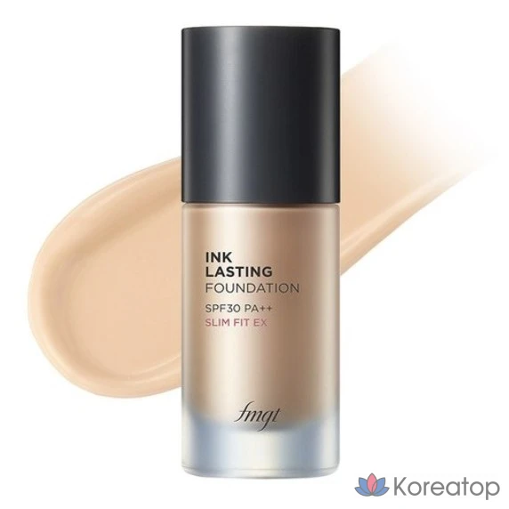 Тональный крем The Face Shop Ink Lasting Foundation Slim Fit, 30 мл, 1 шт., V203 Натуральный бежевый