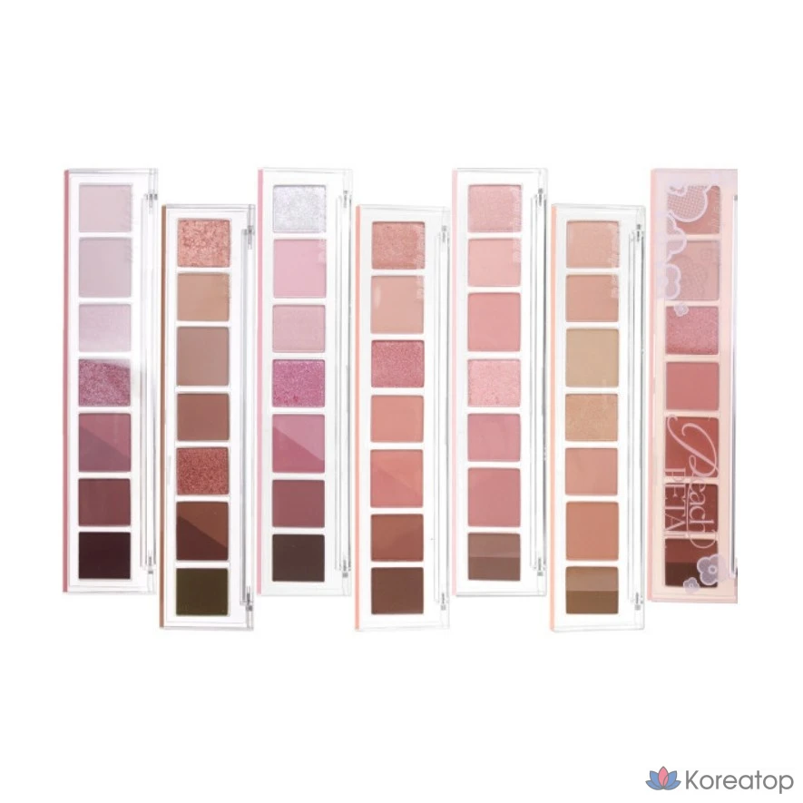 Палетка теней для век Peripera Alltake Mood Eye Palette, оттенок Yare Yare Motmalni Peach, 1 шт.