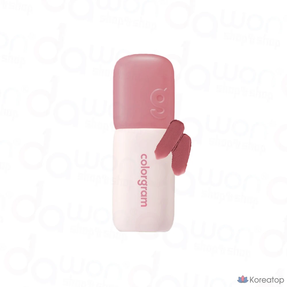 Тинт для губ Colorgram Nude Blur Tint, оттенок Vintage Red, 5 г, 1 шт., фото 7