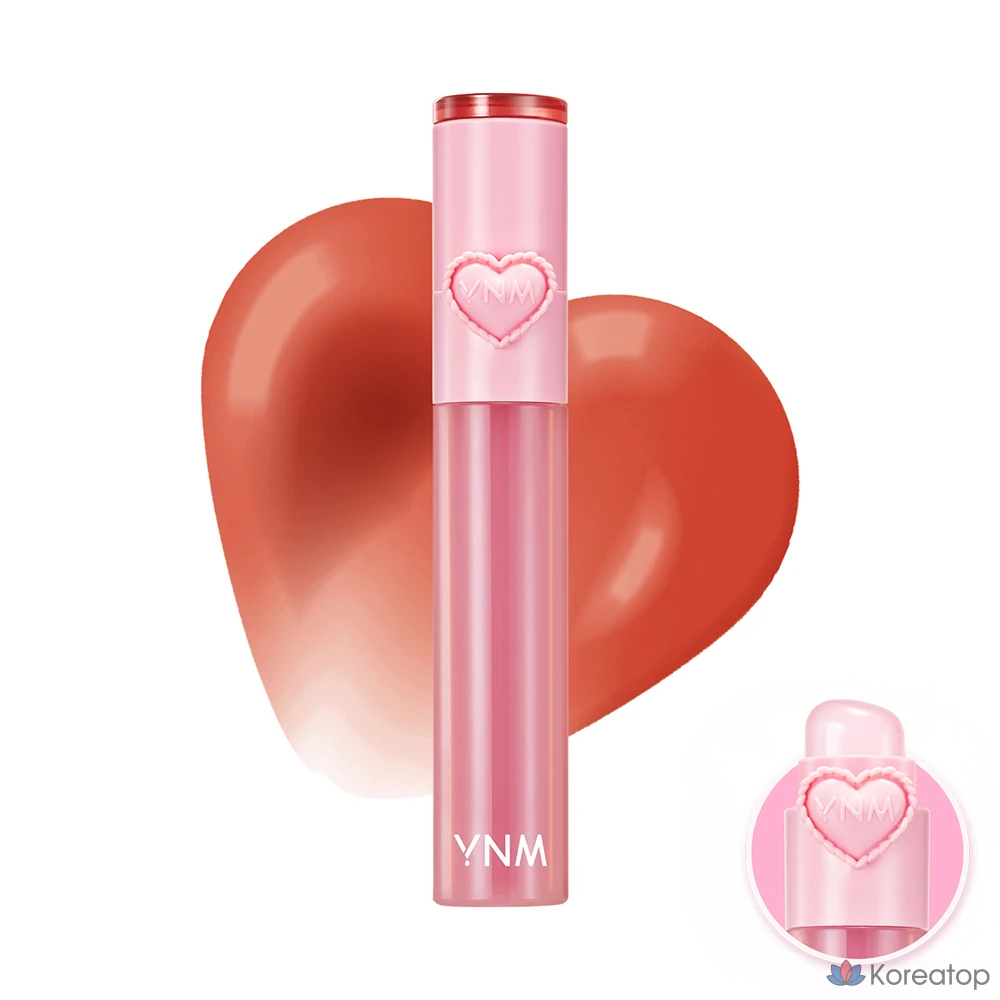 YNM Heart Gelling Tint (со встроенной силиконовой кисточкой), 04 Bonny Balm Gelling, 2,6 г, 1 шт.