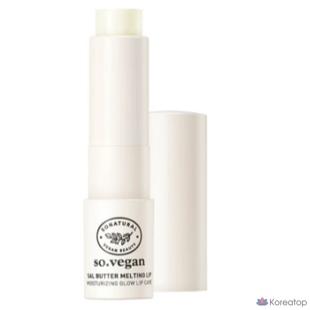 Бальзам для губ So Natural Sal Butter Melting Lip Balm, 01 CLEAR, прозрачный, 3,8 г, 1 шт.