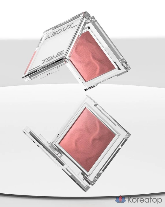 Румяна ABOUT TONE Fluffy Wear, 4,3 г, оттенок 04 Charming Rose, 1 шт., фото 3