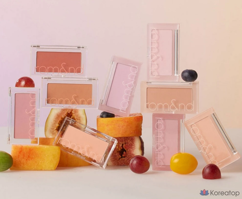 Румяна ROM&ND Better Than Cheek Blusher 4 г, N02 Byne Nude, 1 шт., фото 9