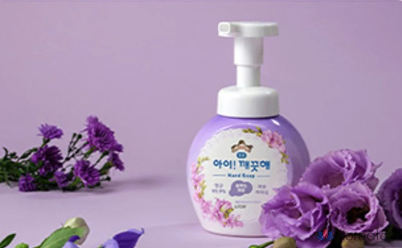 Антибактериальное пенное мыло для рук Lion, аромат чистой пушистой пудры, 490 мл, 1 шт., фото 7