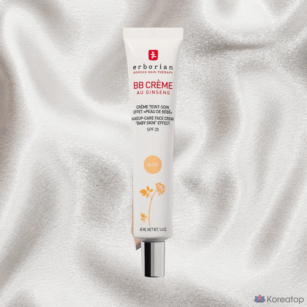 Увлажняющий BB-крем Erborian, BB-крем телесного цвета, 40 мл, 1 шт.