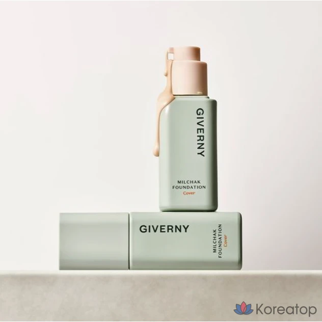 Тональный крем Giverny Close Cover Foundation, 30 мл, 1 шт., оттенок 22NW Natural Beige