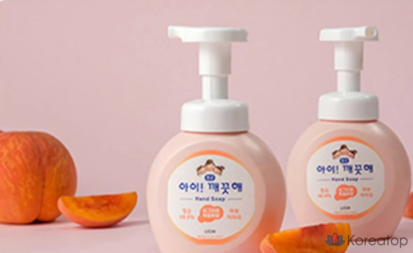 Антибактериальное пенное мыло для рук Lion, аромат чистой пушистой пудры, 490 мл, 1 шт., фото 8