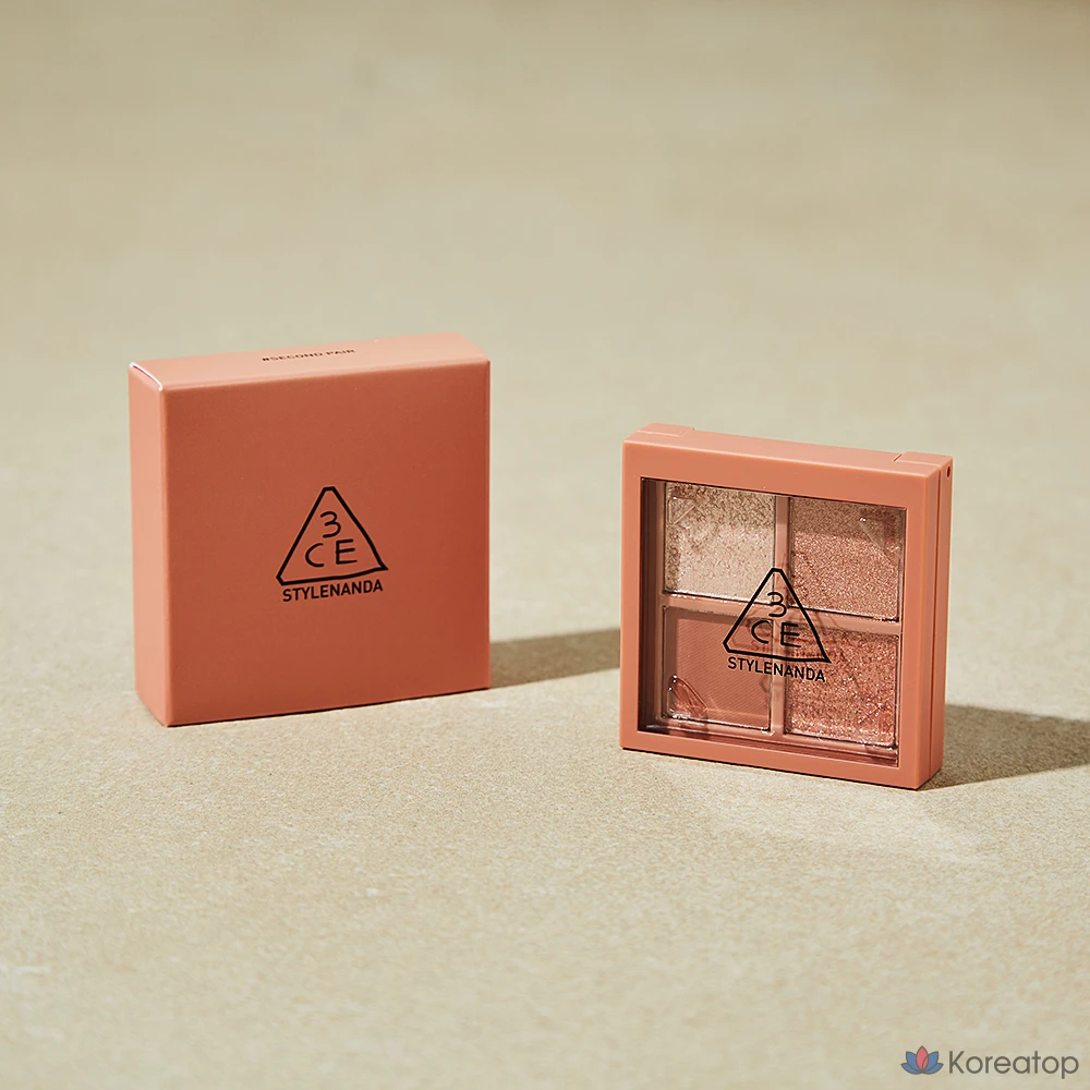 Палитра мини-теней для век 3CE, 7 пар, 1 шт.