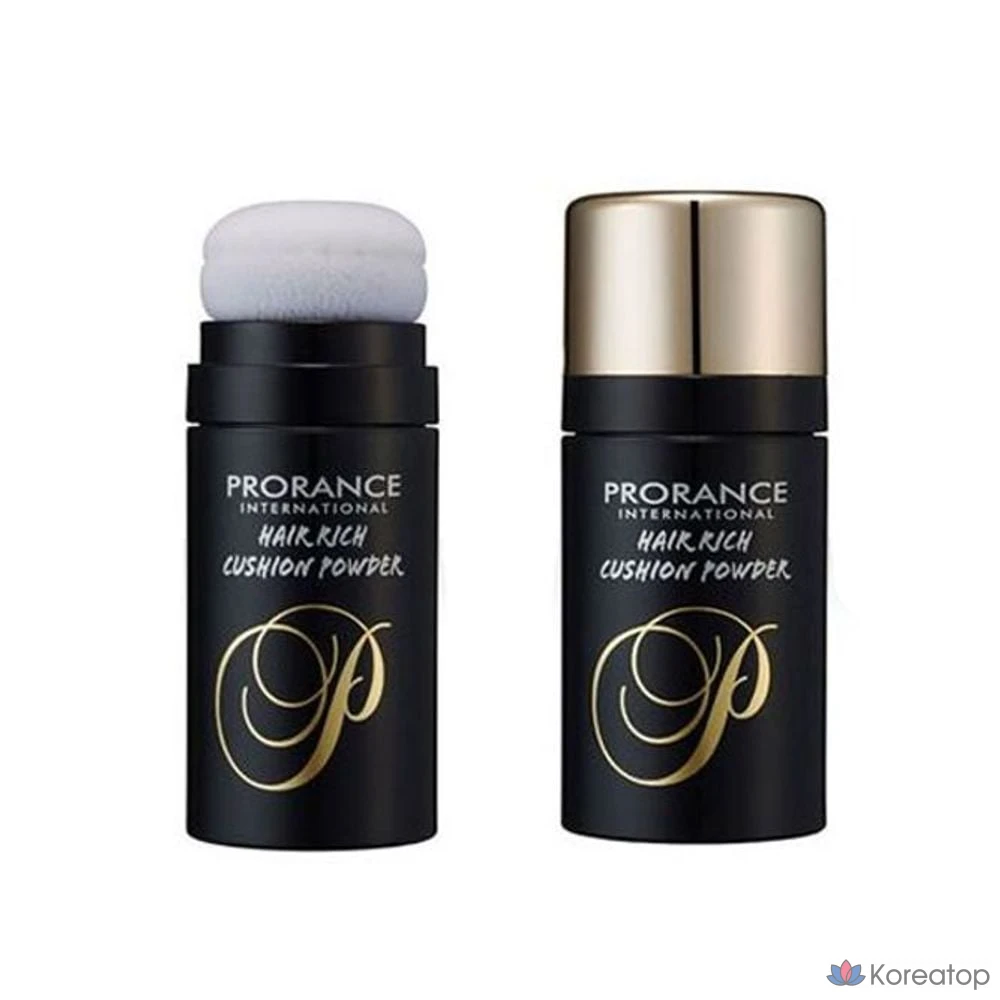 Prorance Black Hair 15g Cushion Powder Natural Brown Hair Volume Hair Cushion Men's Black Hair Black Body Hair Powder, 1 шт.