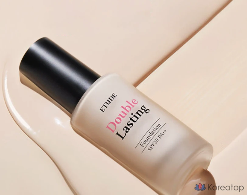 Жидкая тональная основа Etude House Double Lasting Liquid Foundation, 30 г, 1 шт., оттенок «Светлая ваниль»., фото 2