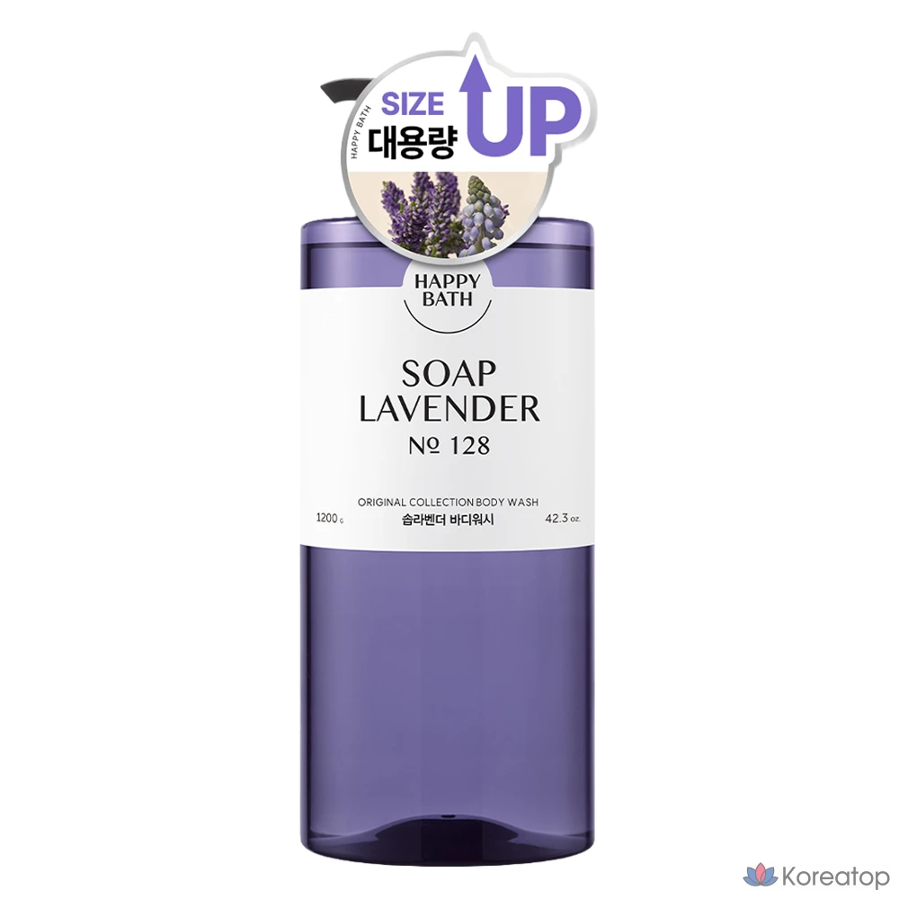 Гель для душа Happy Bath Original Collection с лавандой, 1,2 кг, 1 упаковка