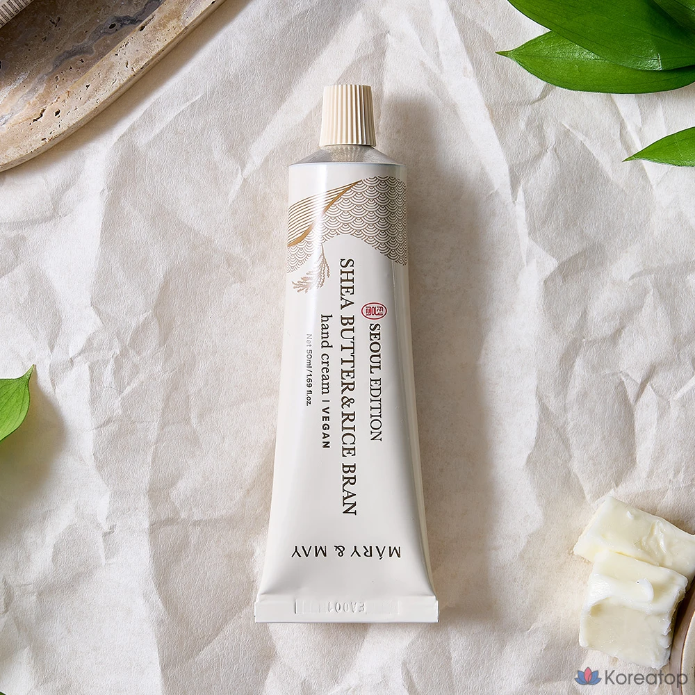 Крем для рук Marienmay с маслом ши и рисовыми отрубями, 1 шт., 50 мл