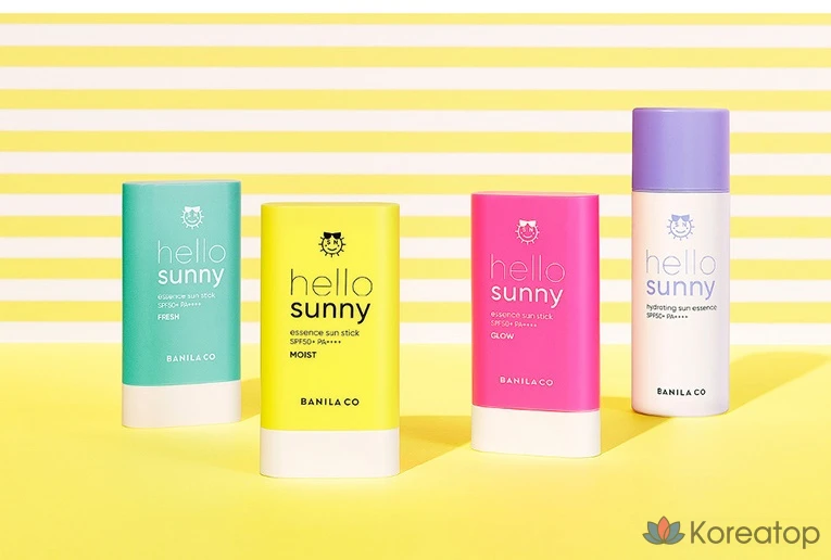 Солнцезащитный стик Vanillaco Hello Sunny Essence Sun Stick Fresh SPF50+ PA++++, 18,5 г, 1 шт.