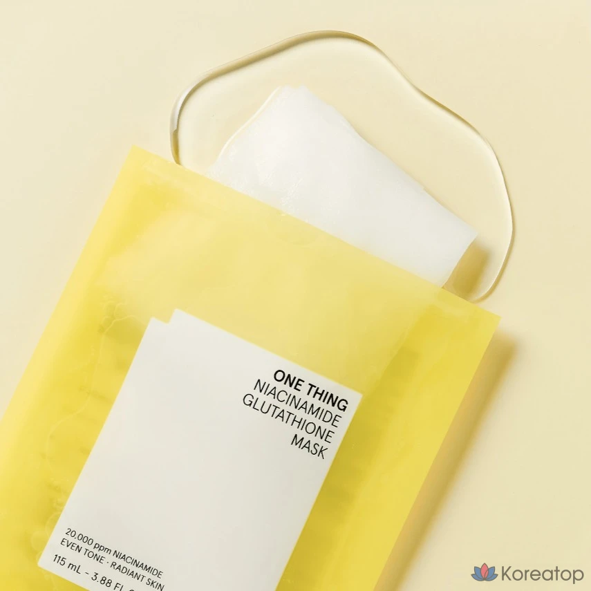 Маска One Thing с ниацинамидом и глутатионом, 5 штук, 30 штук, фото 2