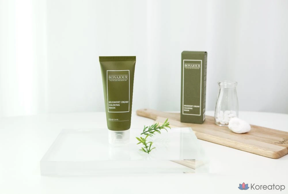 Успокаивающая кремовая маска с полынью Bonajour, 55 г, 1 упаковка, 2 штуки., фото 2