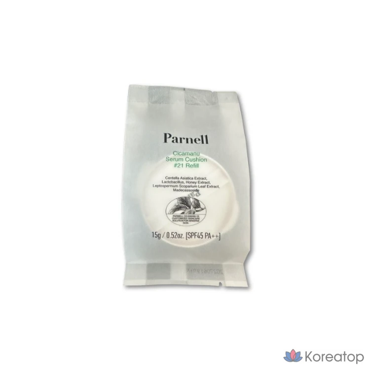 Сменный блок сыворотки-кушона Parnell Shikamanu 15 г (SPF45), оттенок № 21, светлый, слоновая кость, 1 шт.