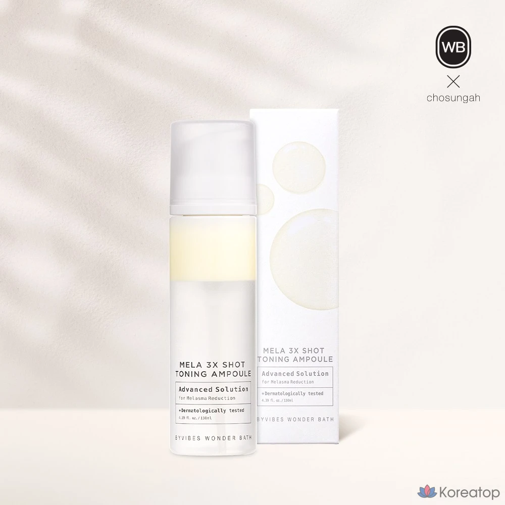 Тонизирующая ампула Wonder Bath Mela 3X Shot, 1 шт., 130 мл