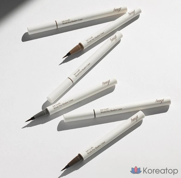 fmgt ink graphite brush pen shading liner, ash brown, 1 pack, фото 5