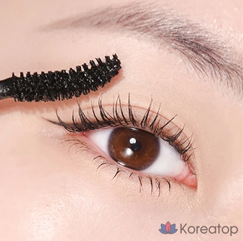 Тушь для ресниц MERZY Micro Fixing Volume Curling Mascara 9 мл, MM2 Black, 1 шт., фото 5