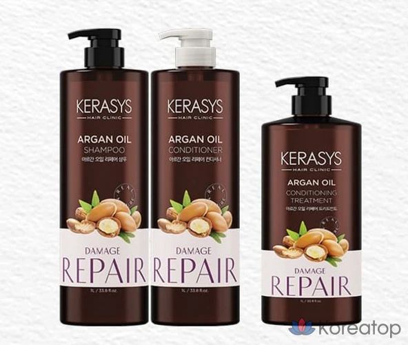 KeraSys Шампунь с аргановым маслом, 1 л, 1 шт.