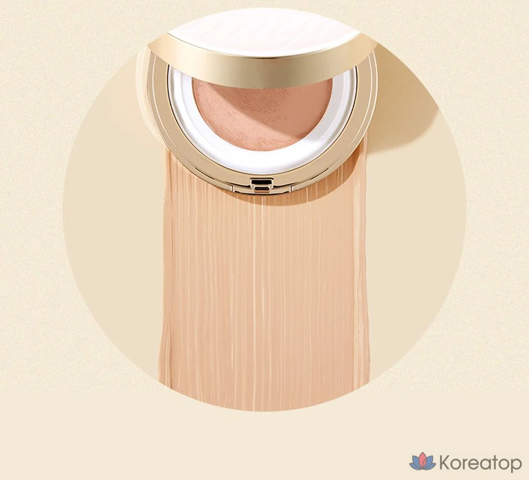 Сменный блок для тонального крема The Face Shop FMGT Gold Collagen Ampoule Mesh Cushion Refill, 13g, 203 Natural Beige, 1 шт., фото 4