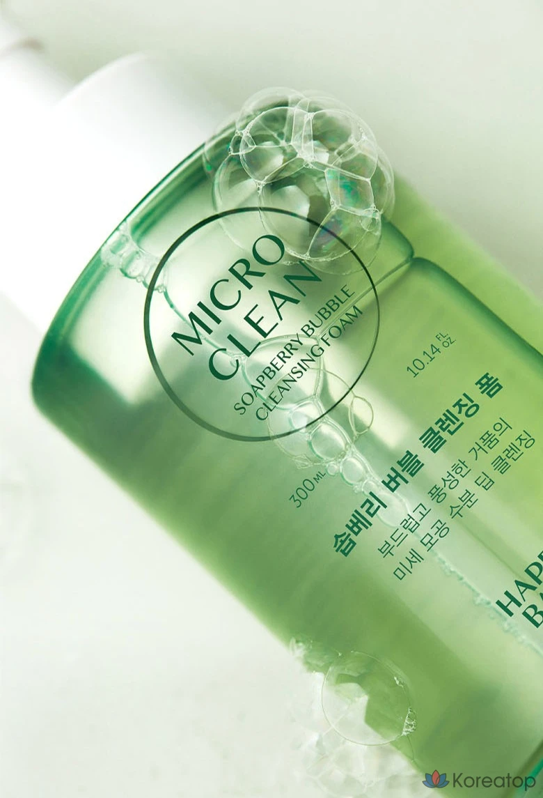 Пенка для умывания Happy Bath Micro Clean Soapberry Bubble, 1 шт., 500 мл, фото 3