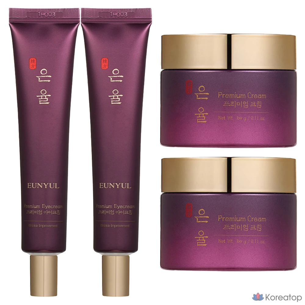 Eunyul Premium Herbal Cream + Eye Cream, 2 набора