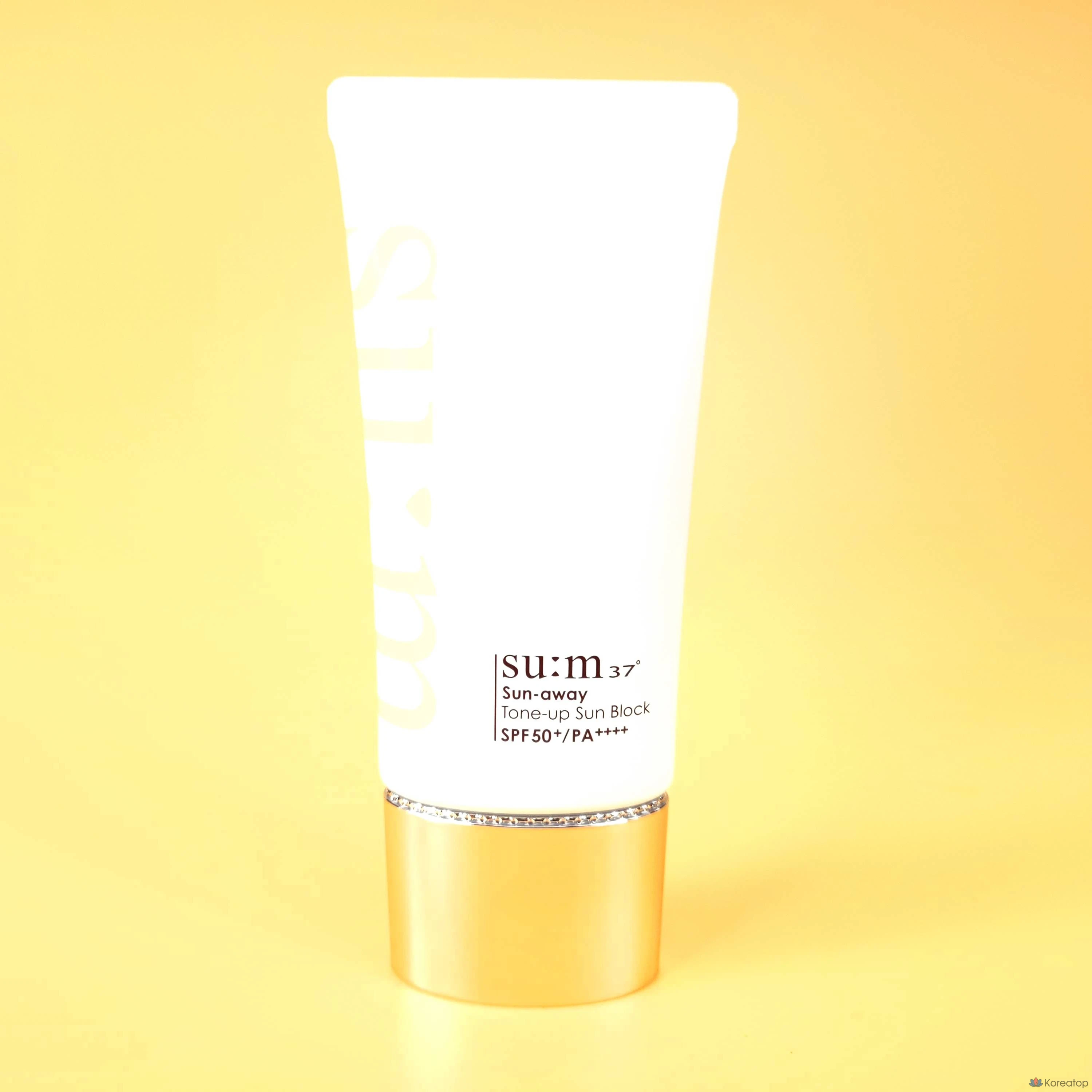 Солнцезащитный крем 37 Degree Sun Away Tone-Up, 50 мл + крем 10 мл, 1 шт.